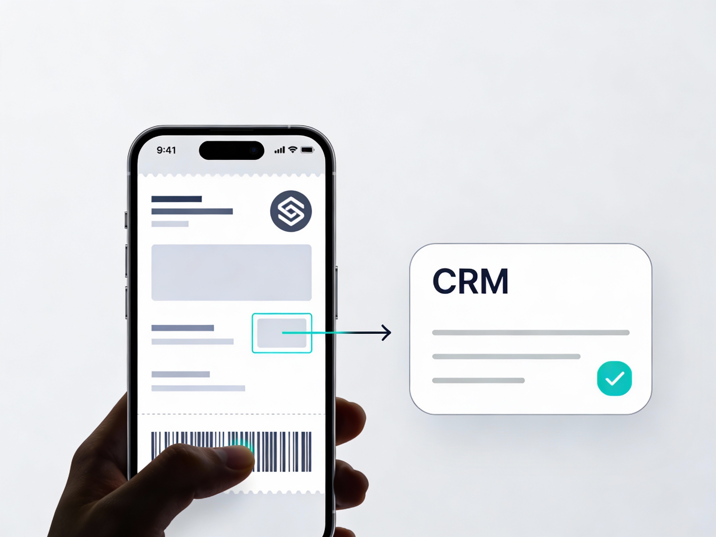 Image OCR with automatic CRM update Preview